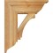 Ekena Millwork Imperial Traditional Rough Sawn Bracket w/ Offset Brace, Western Red Cedar, 8"W x 20"D x 24"H BKT0806X20X24IMP01RWR - alternate 3